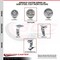Service Caster 5'' Semi Steel Cast Iron Swivel Caster Set with Bronze Bearings 2 Brakes, 4PK SCC-20S520-SSBZ-2-TLB-2 - alternate 2